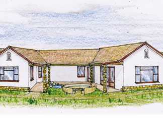 A farmhouse in the Caprivi