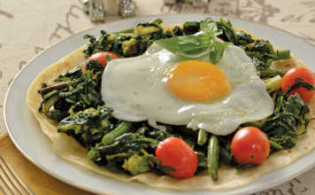 Egg breakfast with a twist