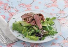 Thai-style steak and salad