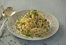 Anchovy pasta with nam pla