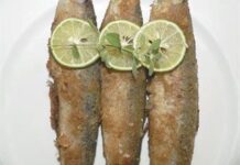 Durban sardines in polenta