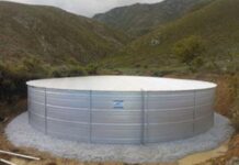 WC department of agriculture puts up water tanks for community