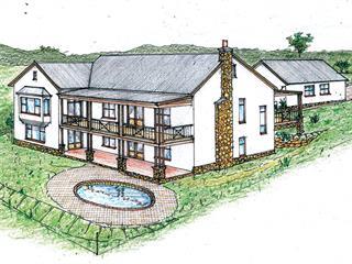 A farmhouse on an estate A farmhouse on an estate
