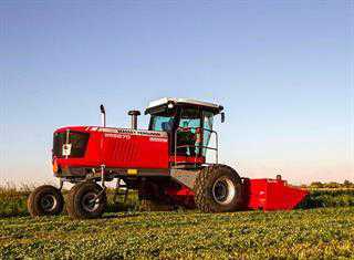 The MF WR9800 series Windrower