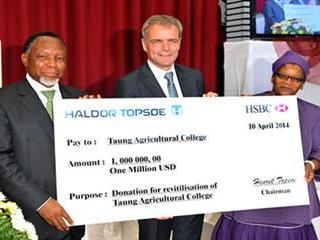 Million dollar donation for agricultural college Million dollar donation for agricultural college