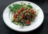 Tabouleh: a Lebanese spicy salad