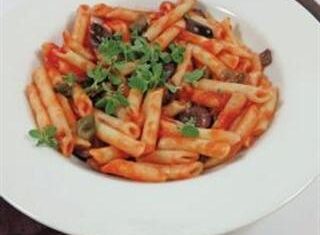 Powerful puttanesca pasta