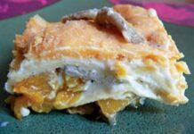 Mushroom and pumpkin lasagne