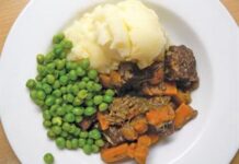 Red wine beef casserole