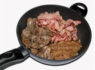 The inside story: Liver, bacon and caramelised onions
