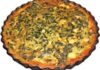 Leek, spinach & feta crustless quiche