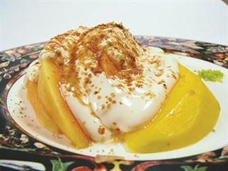 Mango pudding