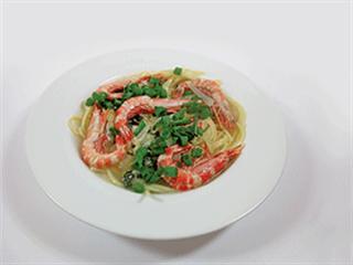 Seafood pasta with tiger prawns Seafood pasta with tiger prawns