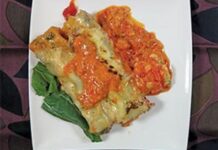 Sausage cannelloni