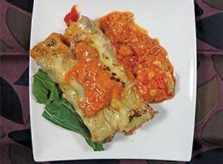 Sausage cannelloni