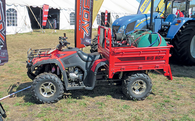 All-terrain vehicles at the Nedbank Eston Show All-terrain vehicles at the Nedbank Eston Show
