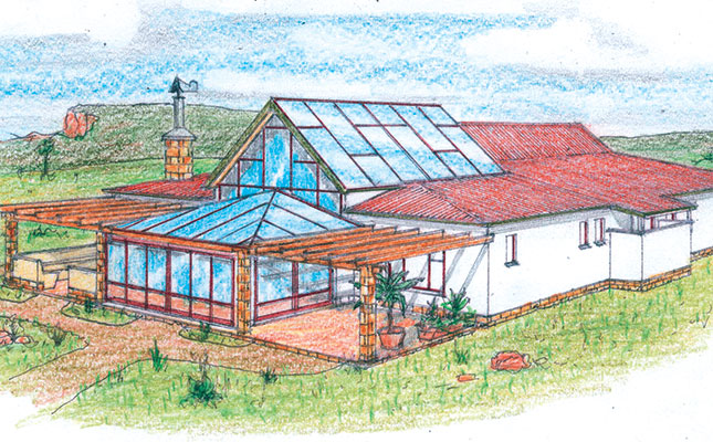 A unique ‘glass house’ design A unique ‘glass house’ design