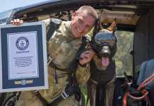 Arrow-and-Henry-Holsthyzen-with-Guinness-World-Record