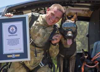 Arrow-and-Henry-Holsthyzen-with-Guinness-World-Record