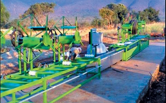 Ultrasonic sound used in drip irrigation line cleaning Ultrasonic sound used in drip irrigation line cleaning
