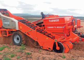 Turnerland: potato and onion harvesting equipment The Turnerland TL 8520-SH.