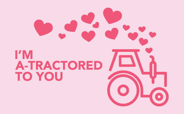 Printable Valentine’s Day card for farmers Printable Valentine’s Day card for farmers