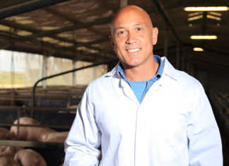 Zandam piggery owner Mauro Delle Donne.