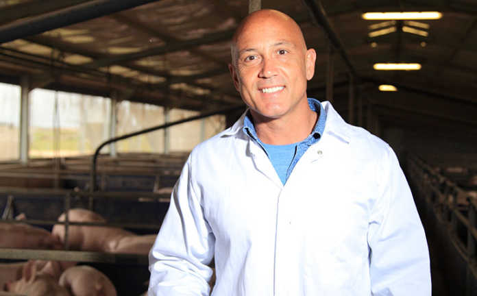 Zandam piggery owner Mauro Delle Donne.