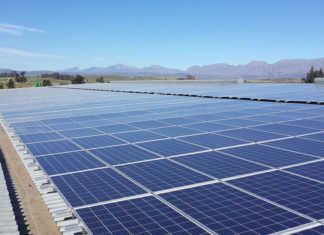 Solar panels lower cooling costs