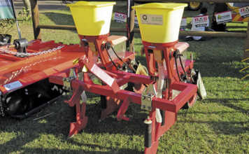 Two-row planter imported by RY Agri.