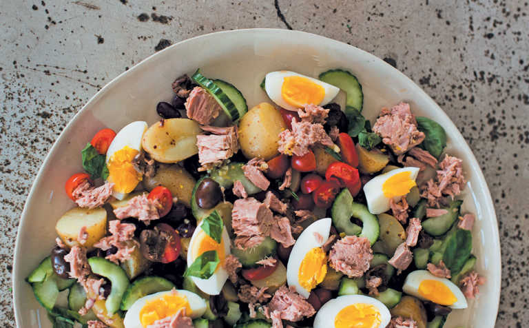 Tuna and egg salad Tuna and egg salad