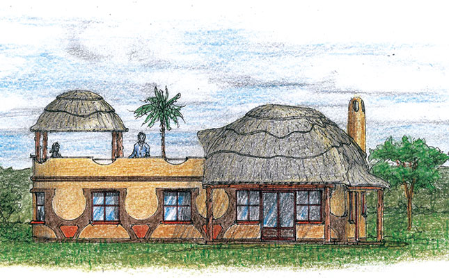 Adapted Zulu-beehive design Adapted Zulu-beehive design