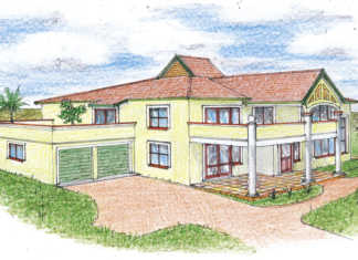 Double-storey home for two families