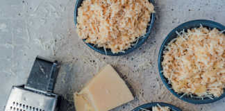 Heavenly risotto with smoked mozarella