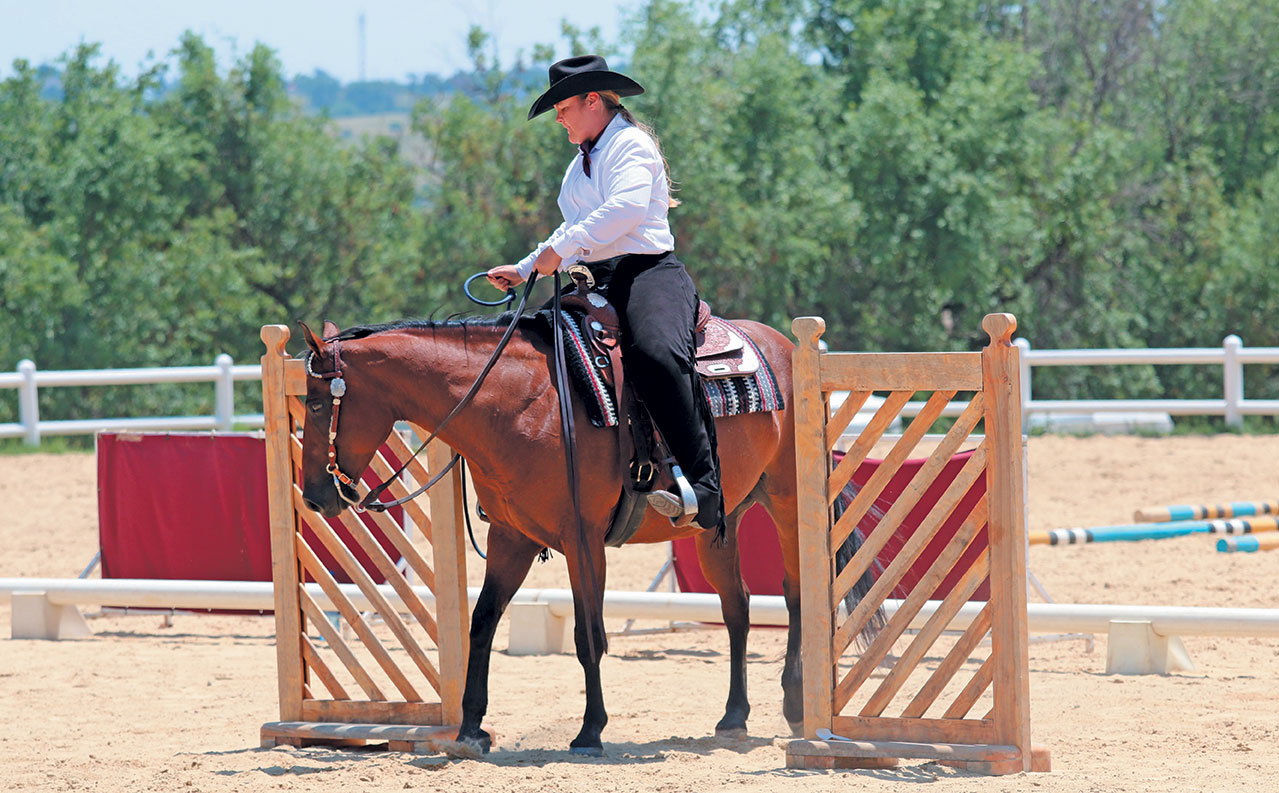 Opening a gate from horseback 17 NOVEMBER