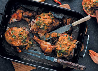 Mexican-influenced salsa for roast chicken