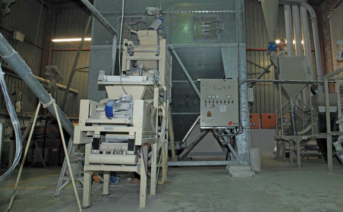 The factory’s power supply is set up to allow for further expansion.