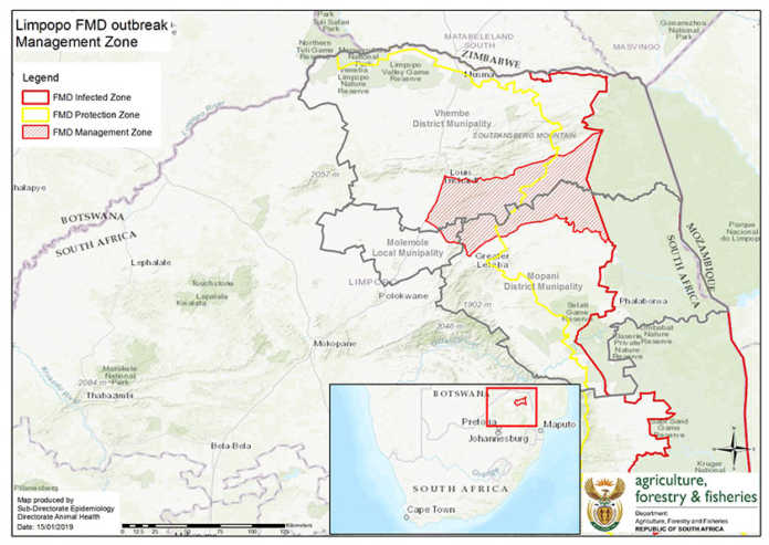 Limpopo FMD Outbreak Management Zone