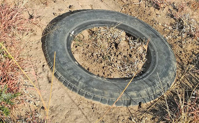 How old tyres can stop soil erosion in its tracks How old tyres can stop soil erosion in its tracks