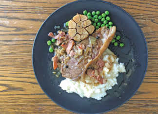 Beef, bacon and onion pot roast