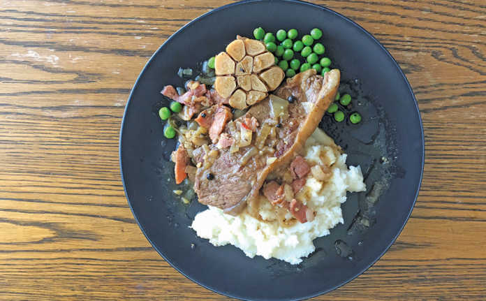 Beef, bacon and onion pot roast