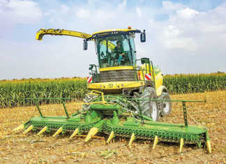Krone Big X 1180 forage harvester.