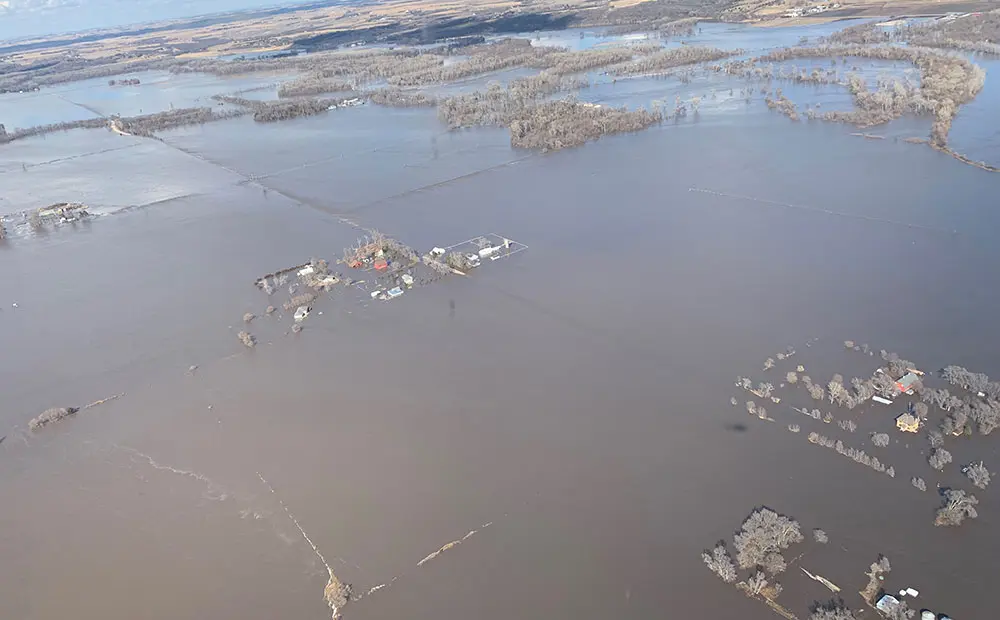 Farmers’ woes mount as floods devastate the US Midwest