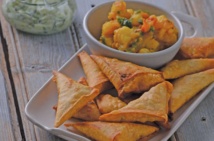 Samoosa with potato filling