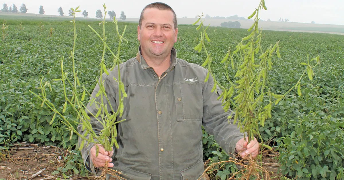 Young farmer’s 7t/ha soya bean crop proves power of agtech