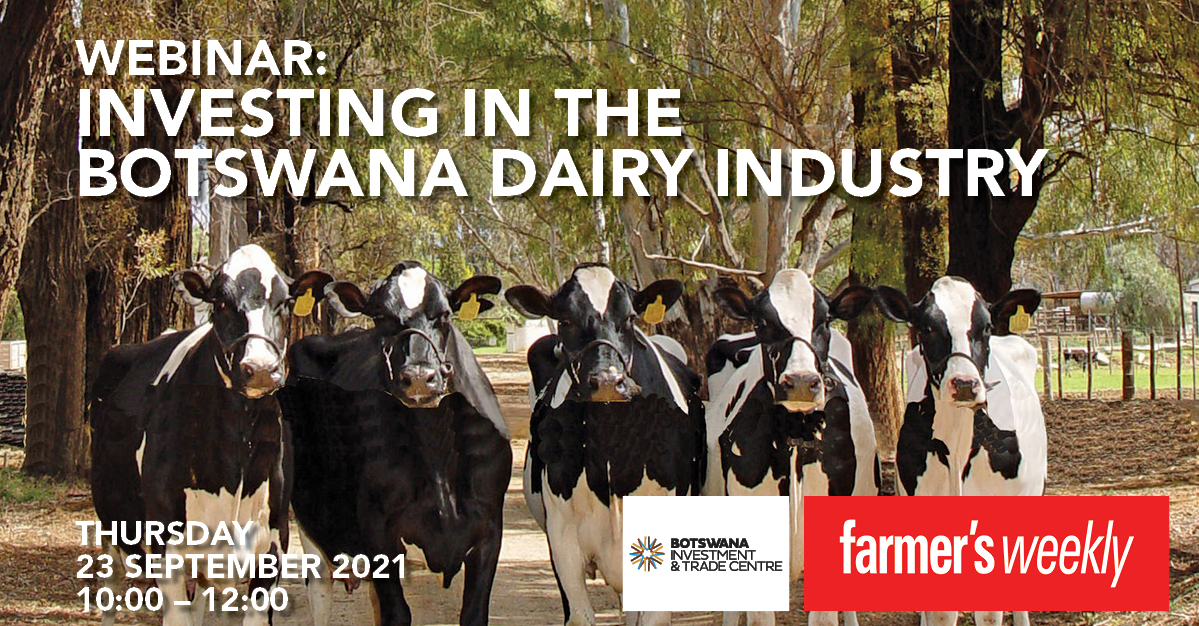 Webinar: Investment opportunities in Botswana’s dairy sector
