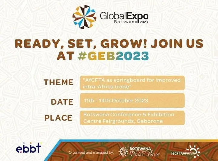 Global Expo Botswana 2023 not to be missed