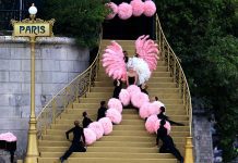 South African ostrich feathers fly high at Olympics