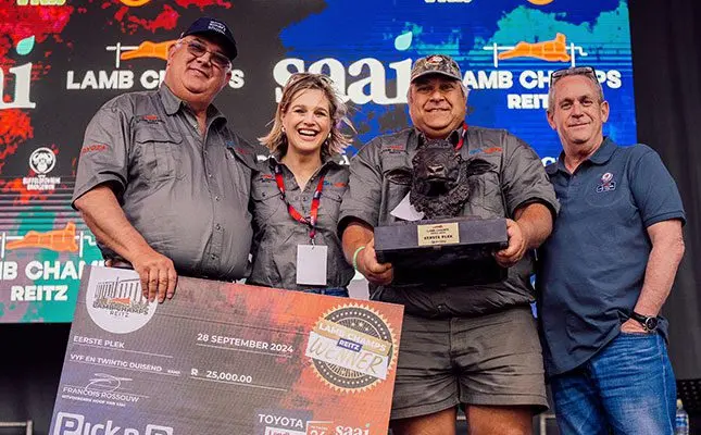 Meatmaster carcass wins Saai Lamb Champs competition