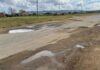 Angry Free State community block R708 in protest over road conditions
